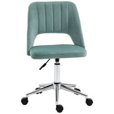 Kontorstol moderne design grøn velour