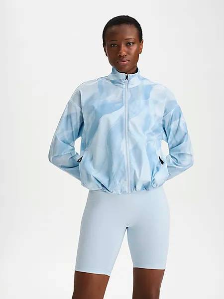 Soc W Run Loose Jacket Löparkläder ICE Blue - Small