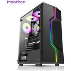 High Quality Atx Gaming Computer Cases & Towers Cabinet Gaming Pc Case Gaming With Rgb Fans Computer Casing Desktop Cases