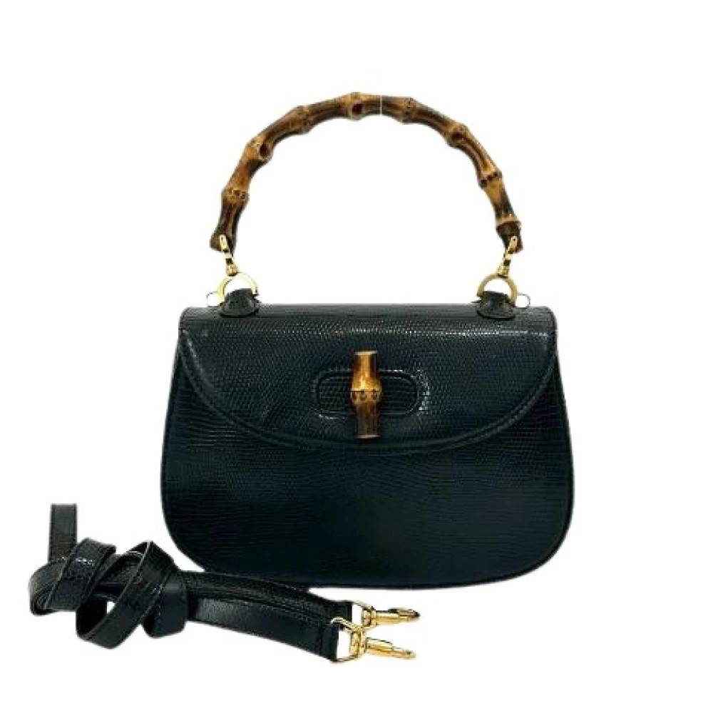 Gucci Vintage Pre-owned Læder Mini Taske - Vintage - Dame - Sort - ONE SIZE - Læder