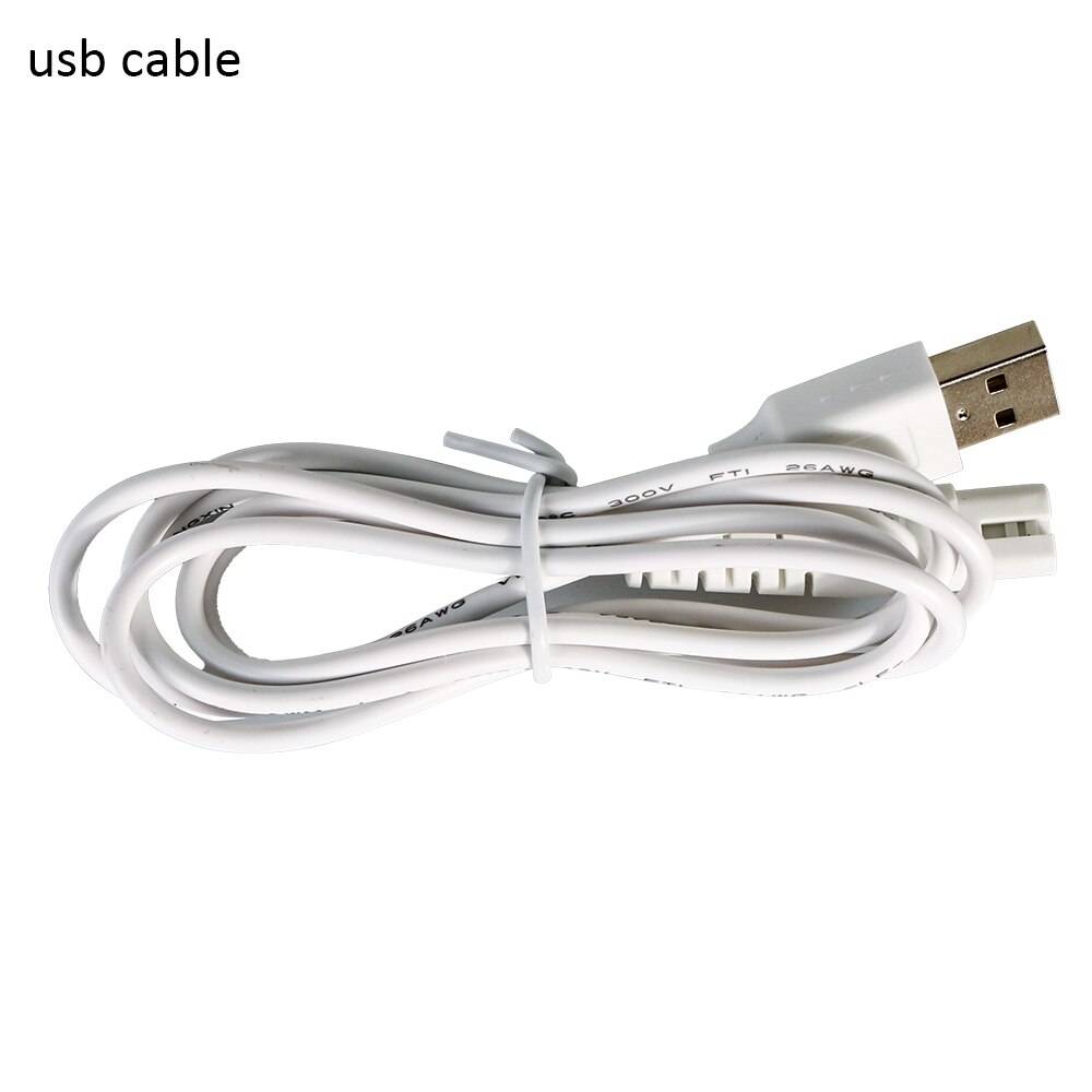 Akunbem ipx 7 bärbar sladdlös vattentråd uppladdningsbar jettråd dental surfer vattentät oral irrigator 300ml - Usb-kabel
