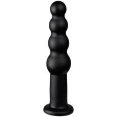 obaie XL Beaded Anal Dildo - Sort