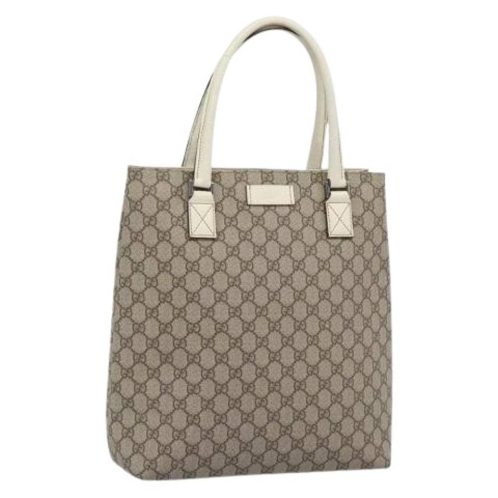 Gucci Vintage Pre-owned Canvas gucci-tasker - Vintage - Dame - Beige - ONE SIZE -