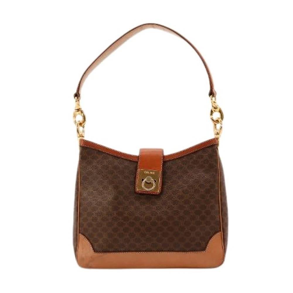 Celine Vintage - Pre-owned Le Hobo Macadam Vintage - Dam - ONE Size - Läder