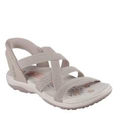 Skechers Skechers Reggae Slim - Stretch Flex Flat Sandals Womens - Taupe