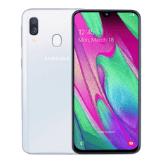 Samsung Galaxy A40 64 GB / Nyskick / Vit