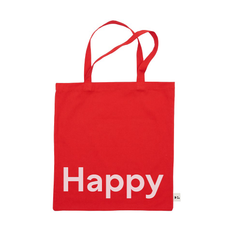 Design Letters Design Letters Tote bag väska Happy-röd - Röd