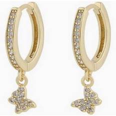 Vega ring pendant ear Gold clear