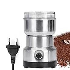 PLUT Multifunction Smash Machine Electric Cereals Grain Grinder Mill Spice Herbs Pulverizer Grinding Machine Tool Stainless Steel Electric Coffee Bean Grinder for Home