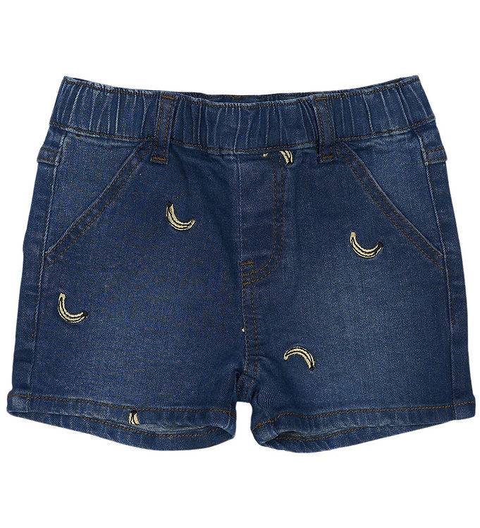 The New Siblings Shorts - TnstOtis - Medium+ Blue Denim Emb - The New - 1 år (80) - Shorts