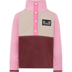Didriksons Monte Kids 4 Halvknapp Jumper Anemon Red  Anemon Red-80 cm  Röd  80 cm  Unisex