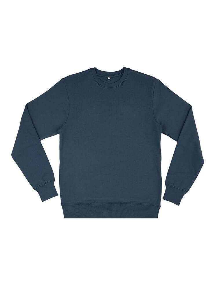 Organic Cotton Sweatshirt: Earth Positive - XS / Denim Blue (XS)