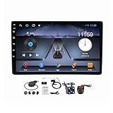 Android 12 Bilstereo 2 Din Radio för Audi A4 B6 B7 RS4 2000-2009 9'' GPS-navigering Head Unit Support BT 5.0 4G WiFi CarPlay Android Auto FM RDS DAB+ Radio Delad skärm Rattreglage (Size : M100CP)
