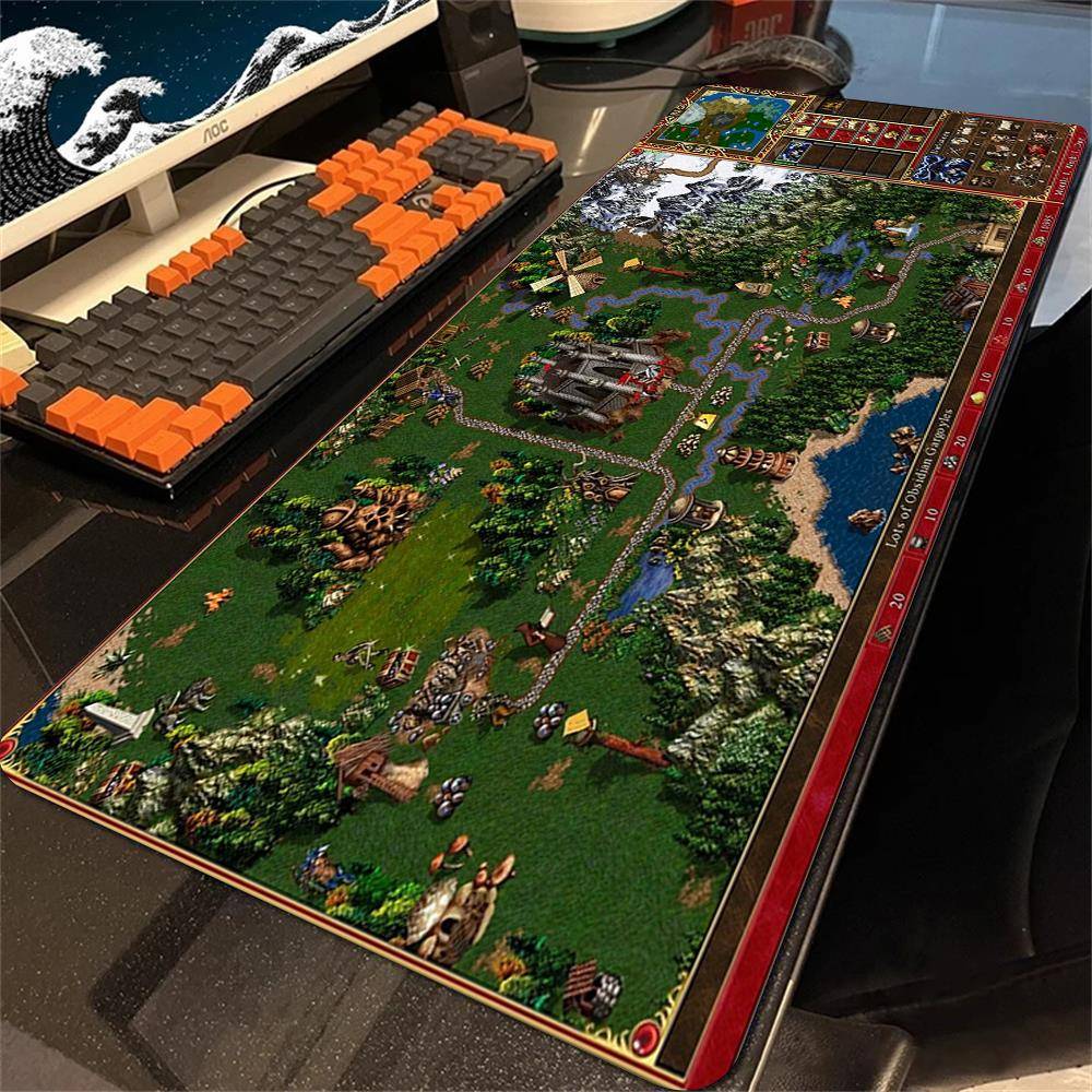 Heroes of Might and Magic 3 Musmatta PC-spelare Datortillbehör Musmatta Speldator Bärbar dator Tangentbord Skrivbordsmatta Stor Musmatta XL