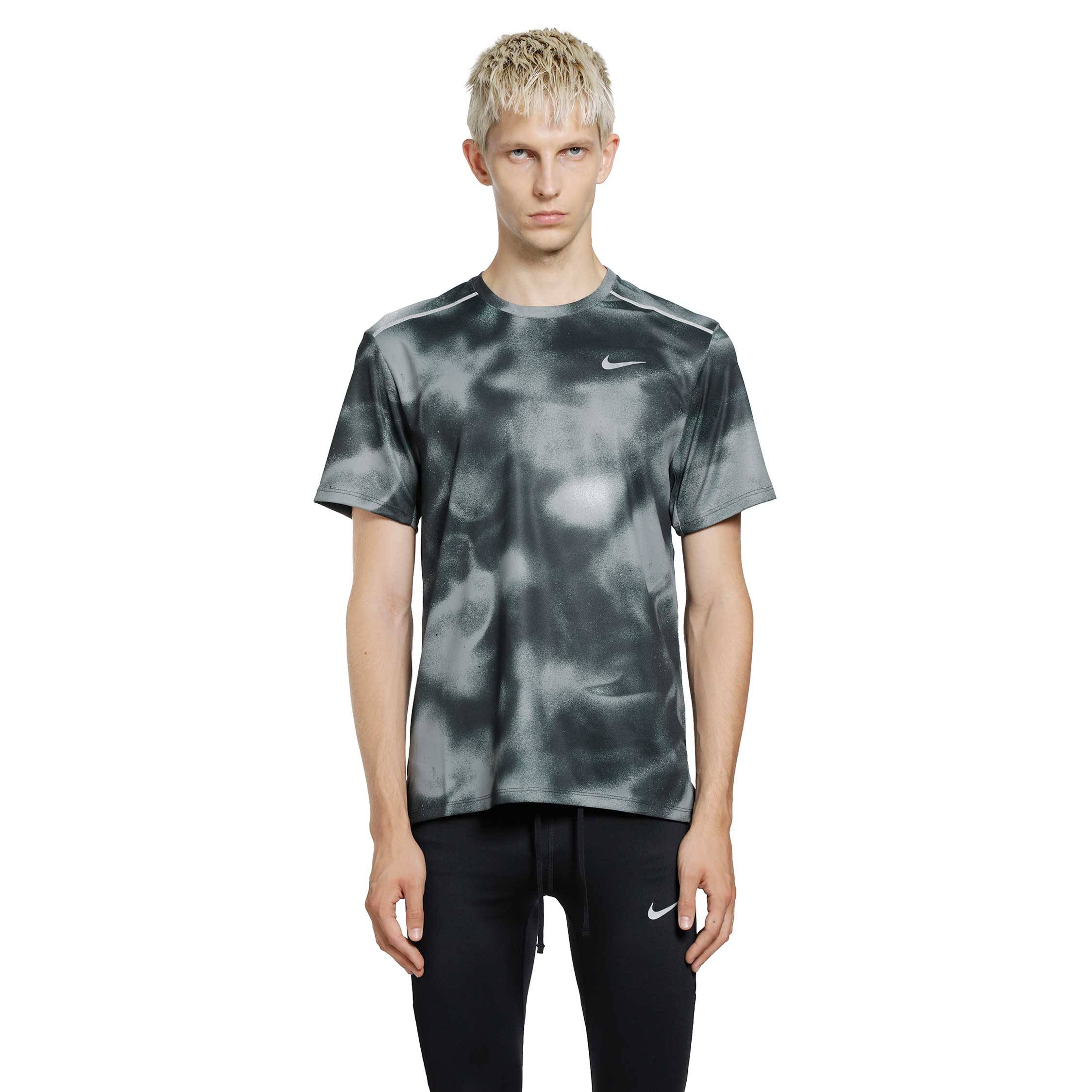 Miler Dri-Fit Short Sleeve Running Top - grey - XL