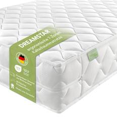 Dreamstar Ergo Flex XXL Duo I kallskummadrass med 7 zoner, 22 cm hög I Oeko-Tex certifierad I Hårdhetsgrad 3 och 4 I 90 x 200 cm