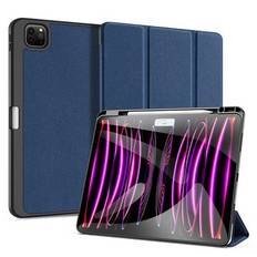 iPad Pro 13 (2024) Dux Ducis Domo Tri-Fold Smart Folio Cover - Blå