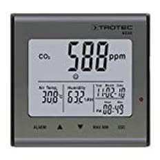 TROTEC 3510205014 BZ25 CO2 luftkvalitetsmonitor idealisk för kontor skola dagis rum luft rumstemperatur