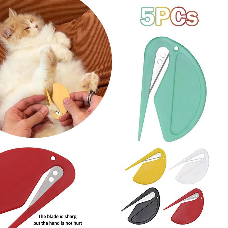 New Cat Dog Comb Pet Open Knot Comb Cat Puppy Hair Fur Shedding Grooming Trimmer Comb Blade Pet Accessories
