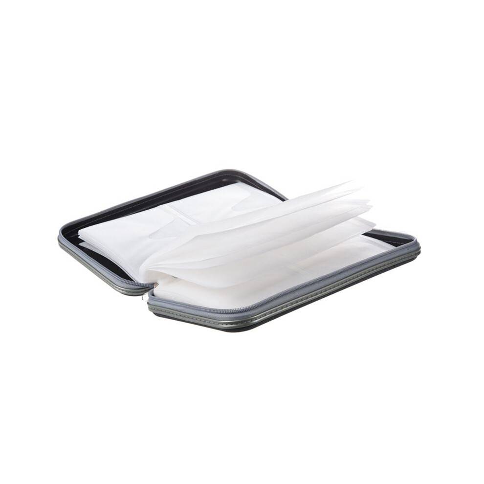 3X 80 Disc Album CD DVD Carry Cover Case Wallet Storage Holder Bag Hard Box - Black