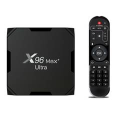 X96 Max Plus Ultra TV Box Android 11 Amlogic S905X4 Stöd AV1 8K Dual Wifi BT Youtube Media Player 4GB 64GB