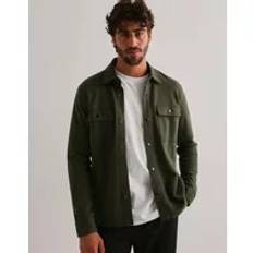 Selected Homme Slhjackie Sweat Jacket Noos Overshirts Grön - Medium