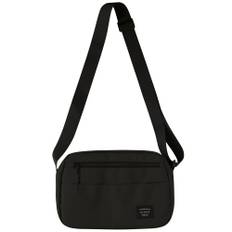 Shoulder bag for crossbody 5 pockets [pieka] men, lightweight, bag, (M size/Black)