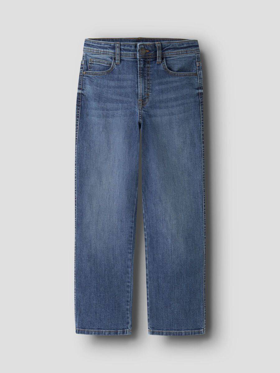Lös Passform Jeans - Blå - 116