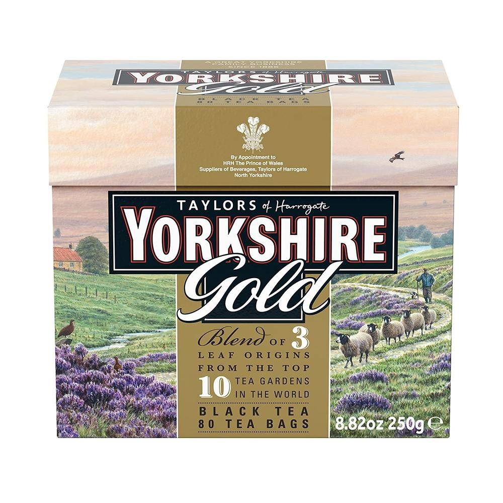 Tailor Of Harrogate Yorkshire Tea Gold Black Tea 250G (80 Tea Bags)