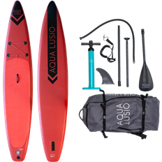 Aqualusio Obeo 12'6 Paddle Board SUP Red - One Size