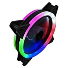 1 St Fall Fläkt Skrivbordsfläkt Datorfläkt Datortillbehör Cpu Kylare Cpu Kylfläkt Rgb Fans Skrivbordet Rgb Fläkt