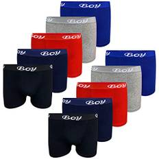 LOREZA ® SET med 10 pojkar bomulls boxershorts olika motiv (140-146 (10-11 år), Modell 2)