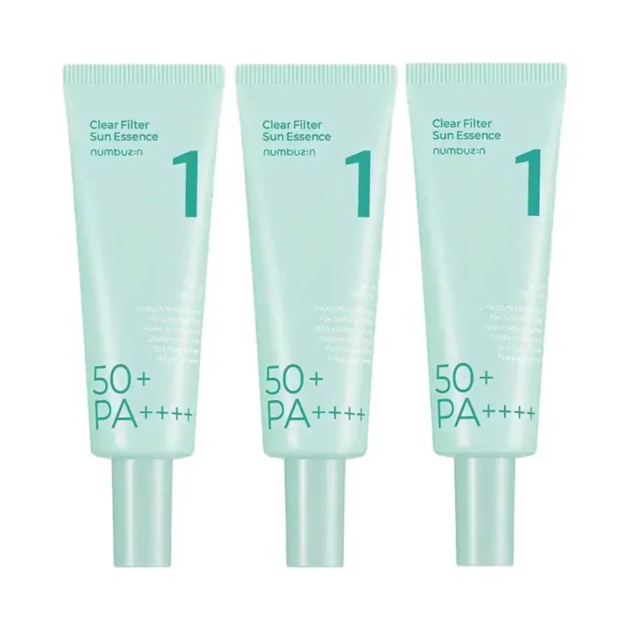 Numbuzin - No.1 Clear Filter Sun Essence 3x 50 ml