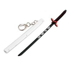 Japanese Anime Sword Keychain Mini Katana Keychains Anime Key Chain Cosplay Pendant Gift