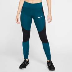 Nike - Epic Lux Repel Tights - Dame  - XXL  - Blå