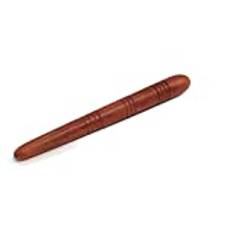 MATAS 1 st thailändsk fotmassage trä reflexologi hälsopinne verktyg liten trästav terapi reflexologi traditionellt verktyg handhuvud fot ansikte kropp rött trä smärtlindring resa hem 13 cm