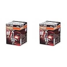 Osram Night Breaker Silver H4, +100% mehr Helligkeit, Halogen-Scheinwerferlampe, 64193NBS, 12V Pkw, Faltschachtel (1 Lampe) (Packung mit 2)