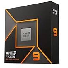 AMD Ryzen™ 9 9950X processor, 16 kärnor/32 trådar, Zen 5-arkitektur, 80MB L3 cache, 170W TDP, upp till 5,7 GHz frekvens boost, Socket AM5, DDR5 och PCIe 5.0, ingen fläkt