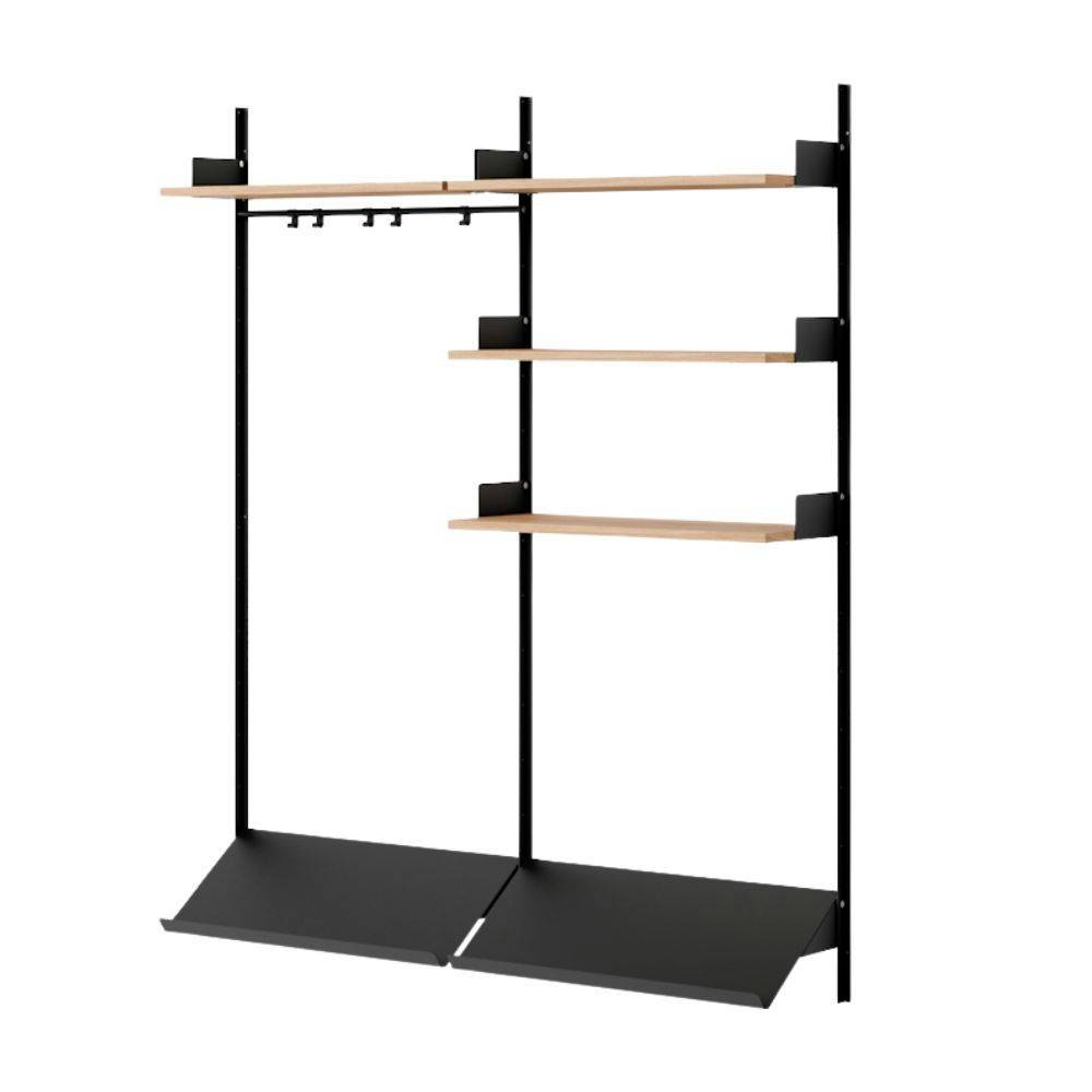 New Works Wardrobe Shelf 3 Hylla Oak/Svart