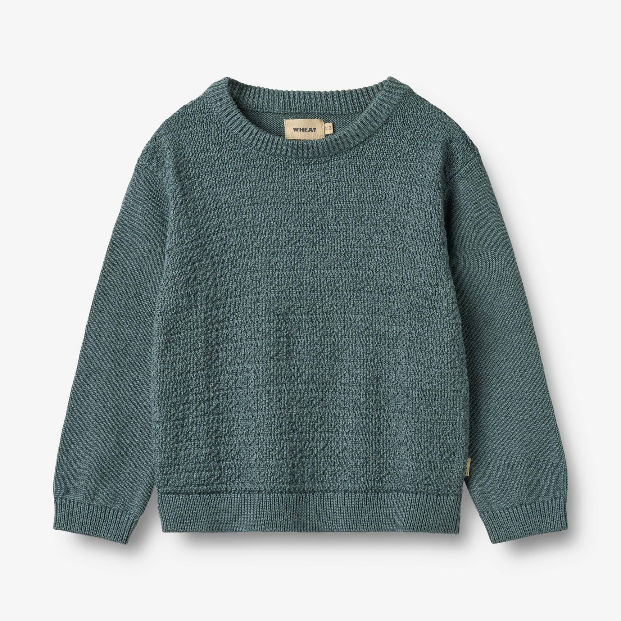 WHEAT® - Strik Pullover Boris - stormy weather - Str 122.