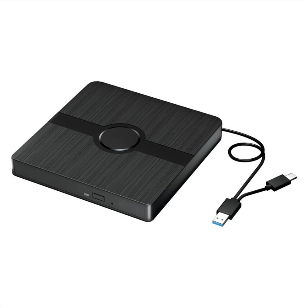 Eksternt Blu-ray-drev, CD/DVD-brænderafspiller med læse-/skrivefunktion, bærbar Blu-ray til pc, bærbar computer, Win10