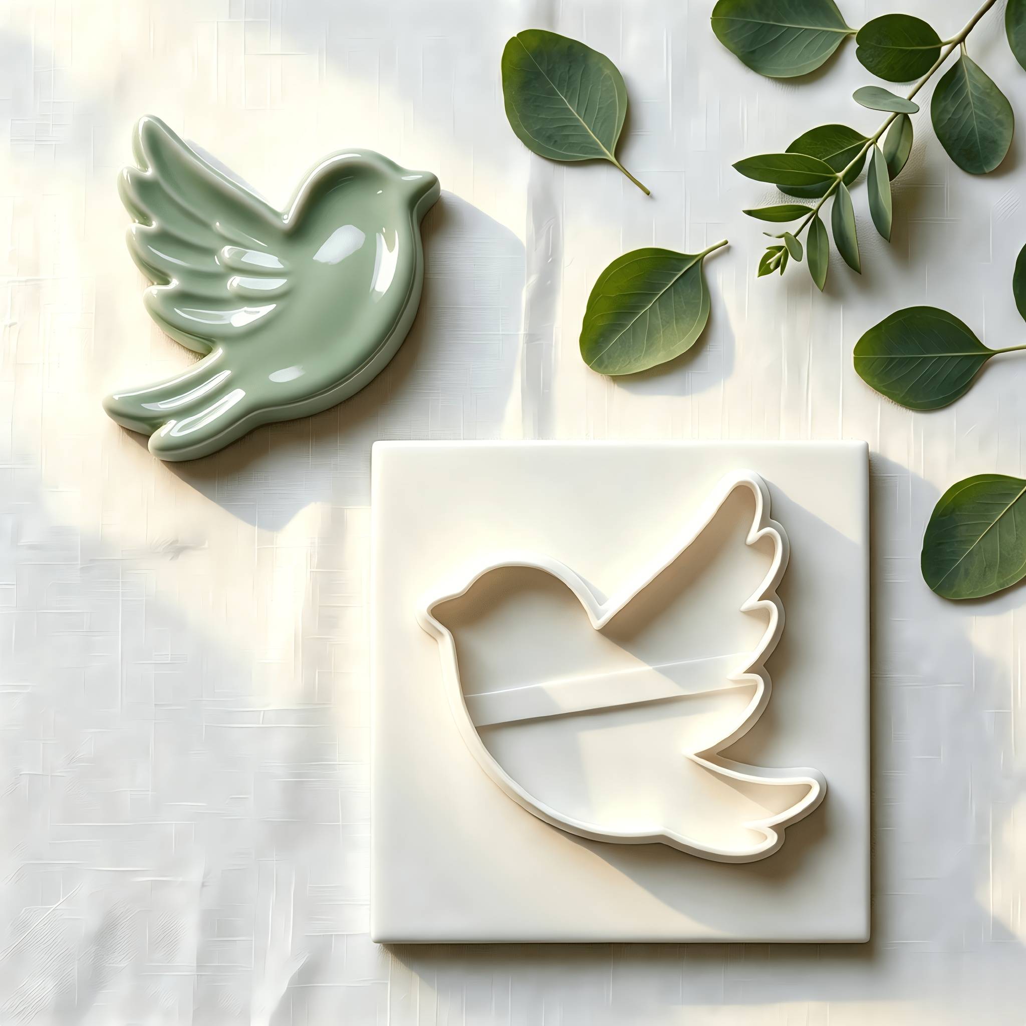 Small Bird-shaped Clay Polymer Cutter - Plastic Craft Cutter Suitable For Jewelry Making, Diy Clay Dies For Hanging Decorations, Earring & Trays, Plastic For Polymer Clay Artists And Hobbyists