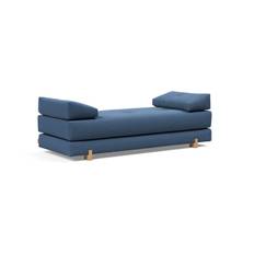 Innovation Sigmund sovesofa (Oak, 537 Bouclé Blue)