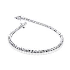 Boye Jewelry Tennisarmbånd i 18kt hvidguld med diamanter (BRS0049-SI-750WG-17)