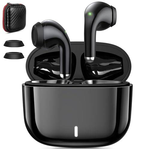 Hörlurar trådlösa för iPhone 17 Pro Max 16 15 12 11, in-ear hörlurar Bluetooth med mikrofon trådlösa USB C-hörlurar sport med touch-kontroll för Samsung S24 Ultra A54 A34 A15 A55 A35 Pixel 7a 8a Pro