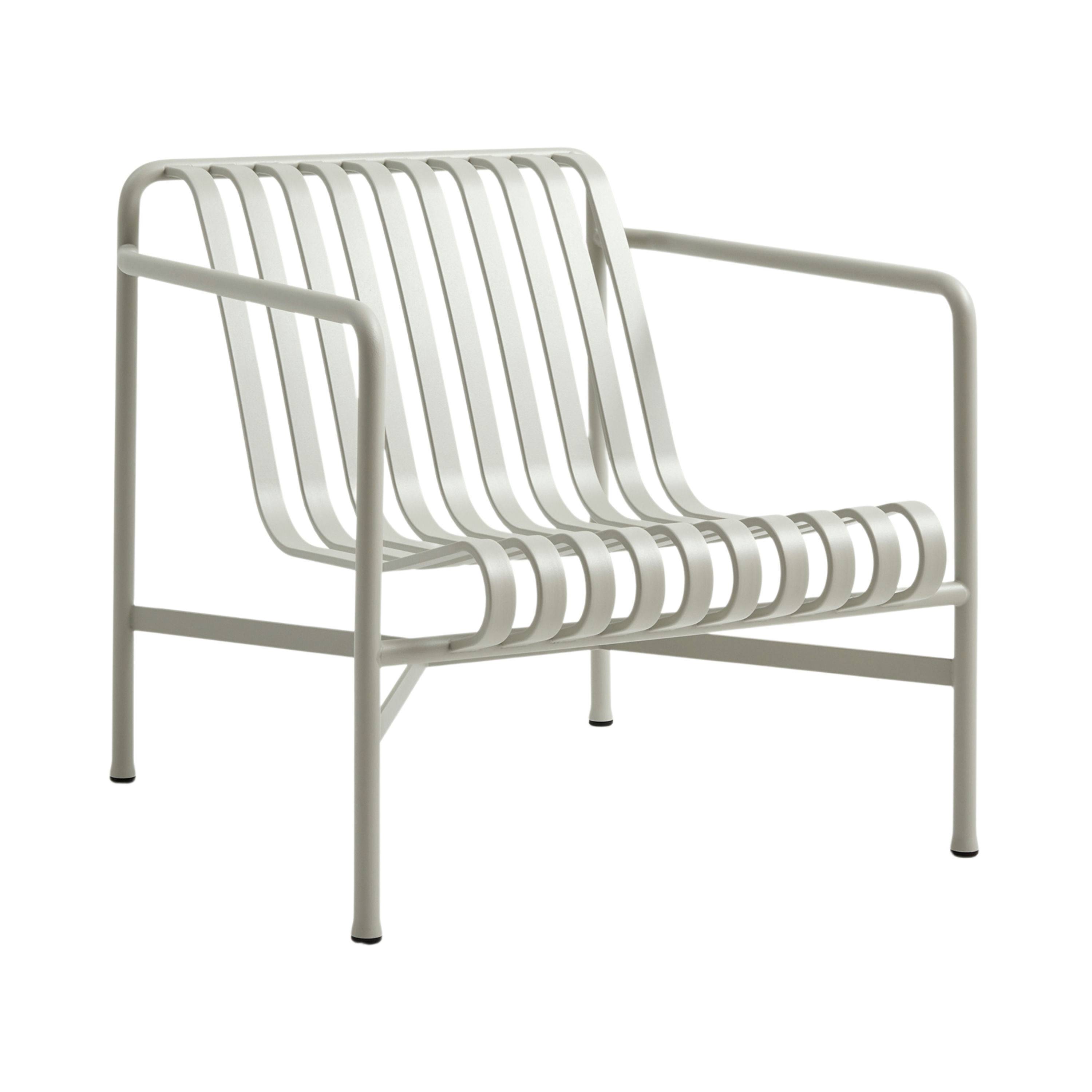 HAY Palissade Lounge Chair Low Havestol Sky Grey