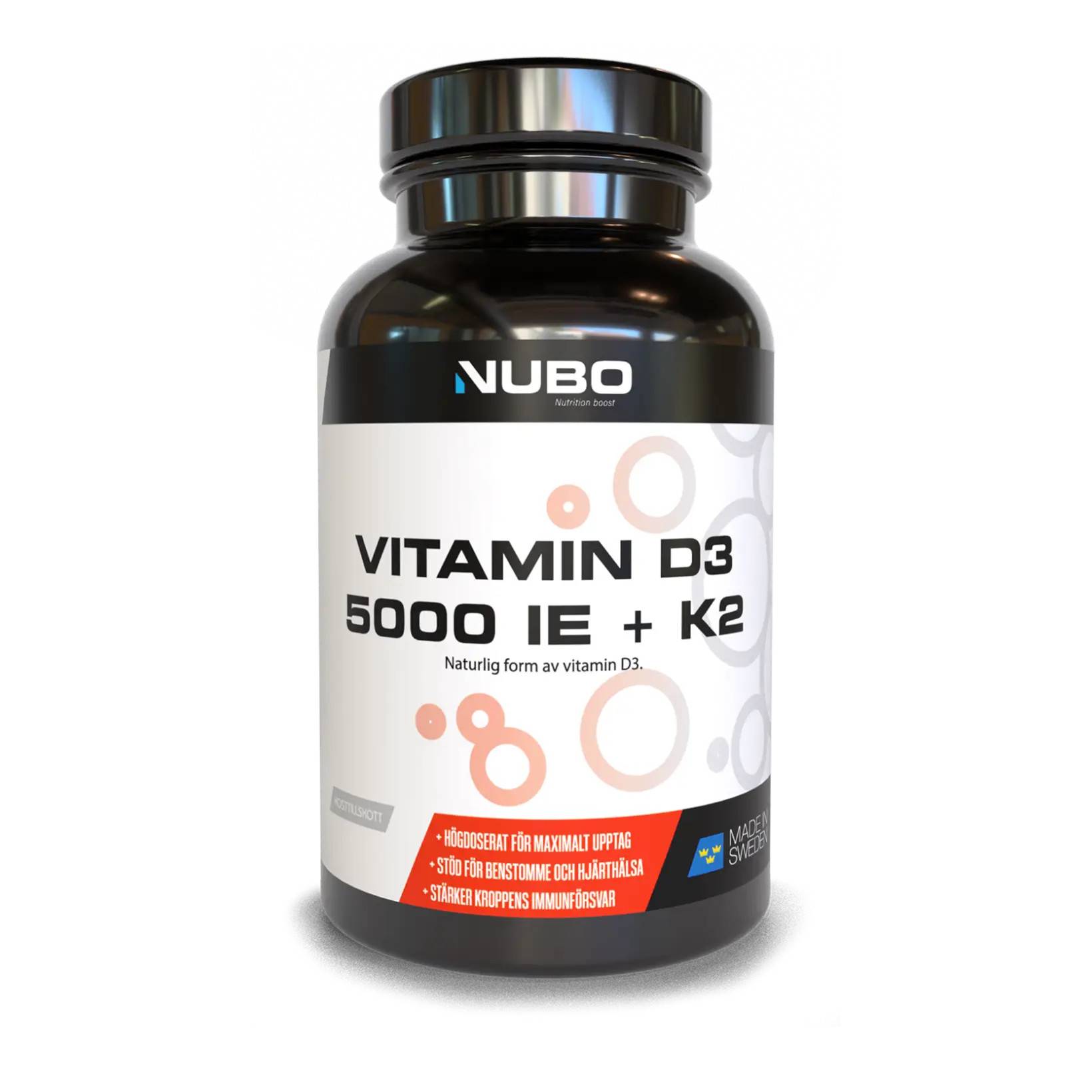 Vitamin D3 5000 + K2 Nubo