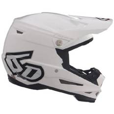 Crosshjälm 6D ATR-2 Solid Helmet White Gloss/Silver