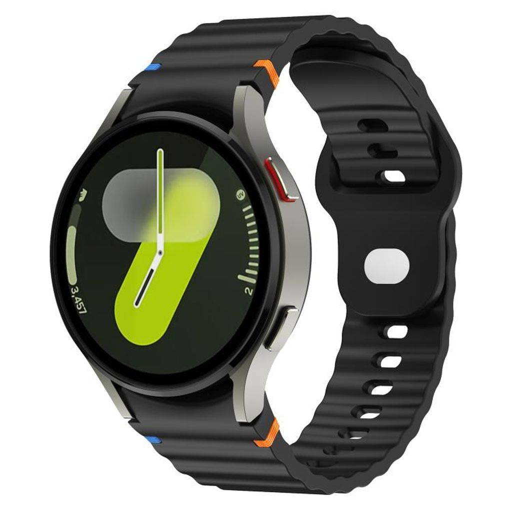 Samsung Galaxy Watch 7 40mm/44mm Silikone Urrem - Sort