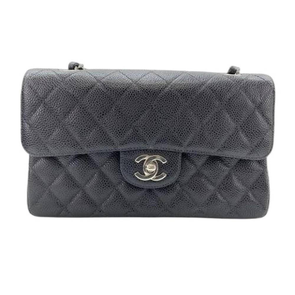 Chanel Vintage Pre-owned Matelasse Skuldertaske - Sort - Vintage - Dame - Sort - ONE SIZE - Uld